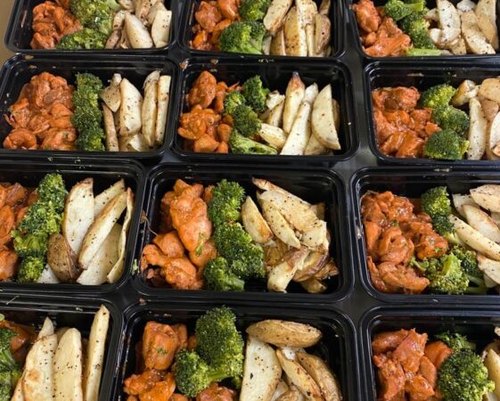 Fresh halal chicken tikka kebab skewers at Rehman Kitchen Edmonton