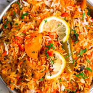 Delicious Chicken Biryani (Karachi Style) at Rehman Kitchen in Edmonton, AB